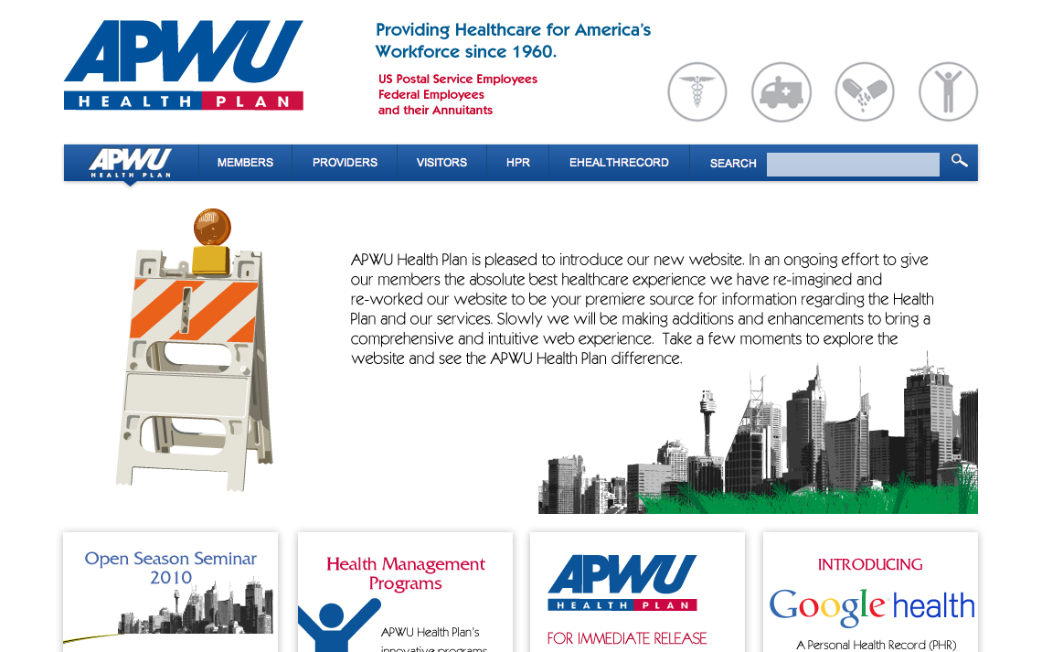 Recently launched APWU Health Plan Adventure Web Interactive