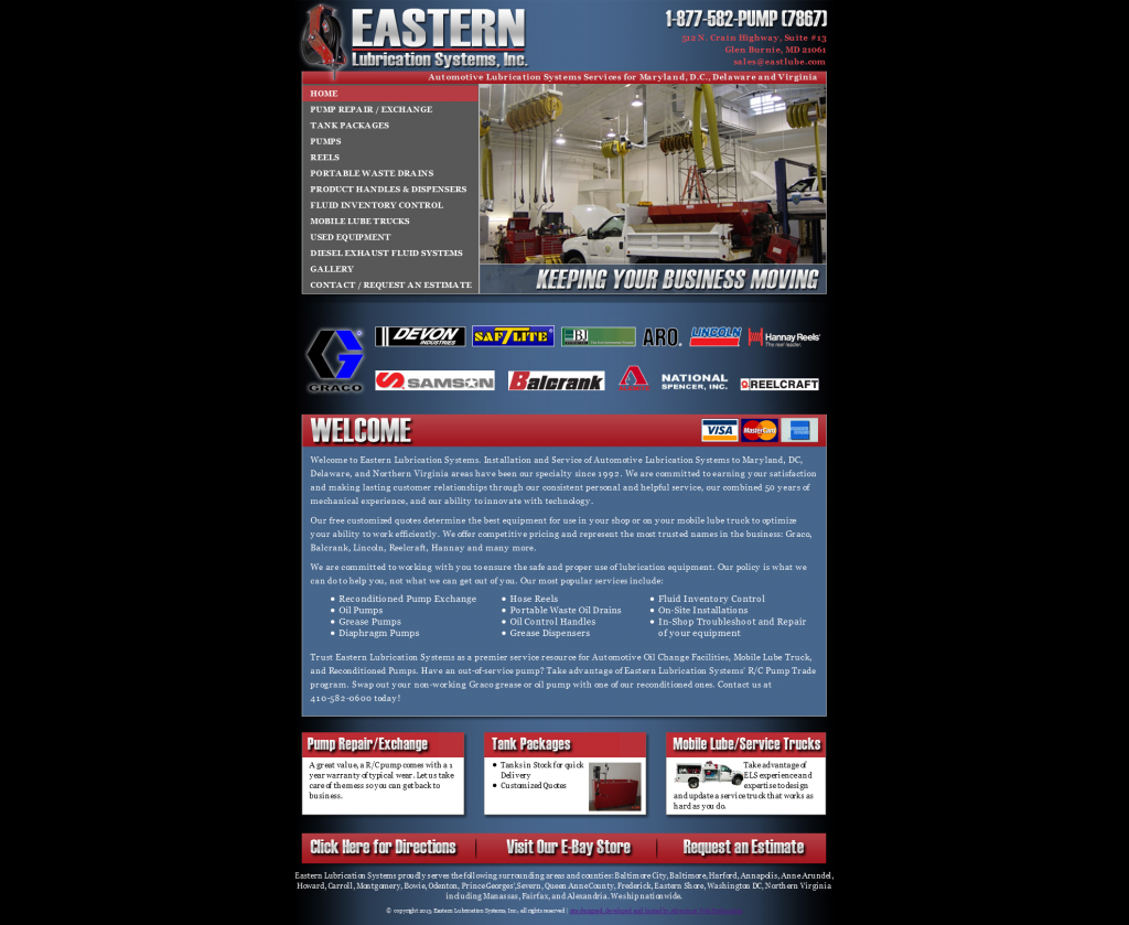 Eastern Lubrication Systems, Inc.