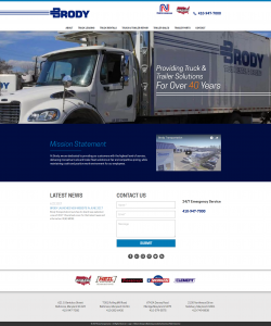 New Website Launch - Brody Transportation | Adventure Web Interactive